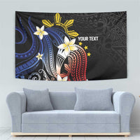 Personalized Philippines Tribal Tapestry Tropical Waves - Plumeria
