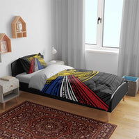 Philippines Sun Bedding Set Pasifika Tribal Style