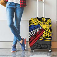 Philippines Sun Luggage Cover Pasifika Tribal Style