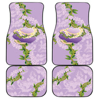 Hawaii Kauai Island Flowers Lei Car Mats Mokihana Lei