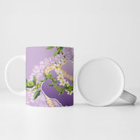 Hawaii Kauai Island Flowers Lei Ceramic Mug Mokihana Lei
