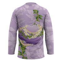 Hawaii Kauai Island Flowers Lei Hockey Jersey Mokihana Lei