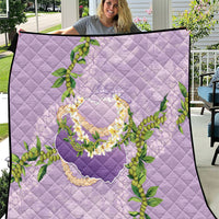 Hawaii Kauai Island Flowers Lei Quilt Mokihana Lei