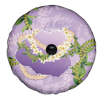 Hawaii Kauai Island Flowers Lei Spare Tire Cover Mokihana Lei