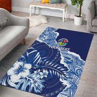 Fiji Lelean Memorial School Personalised Area Rug Korodredre Davuilevu Masi Mix Style LT7 - Polynesian Pride