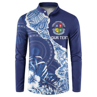 Fiji Lelean Memorial School Personalised Button Sweatshirt Korodredre Davuilevu Masi Mix Style