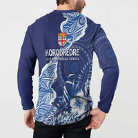 Fiji Lelean Memorial School Personalised Button Sweatshirt Korodredre Davuilevu Masi Mix Style