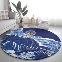 Fiji Lelean Memorial School Personalised Round Carpet Korodredre Davuilevu Masi Mix Style