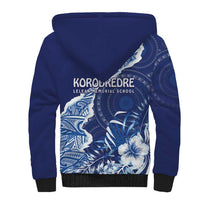 Fiji Lelean Memorial School Personalised Sherpa Hoodie Korodredre Davuilevu Masi Mix Style LT7 - Polynesian Pride