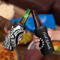 Kia Orana Cook Islands 4 in 1 Can Cooler Tumbler Kerekere Plumeria Tropical Waves - Polynesian Pride