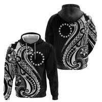 Kia Orana Cook Islands Hoodie Kerekere Plumeria Tropical Waves - Polynesian Pride