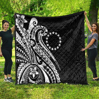 Kia Orana Cook Islands Quilt Kerekere Plumeria Tropical Waves - Polynesian Pride