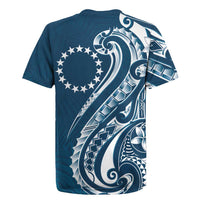 Kia Orana Cook Islands Rugby Jersey Auika Plumeria Tropical Waves - Polynesian Pride