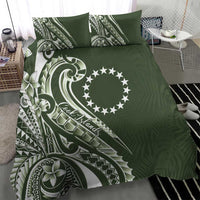 Kia Orana Cook Islands Bedding Set Matie Plumeria Tropical Waves - Polynesian Pride