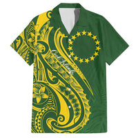 Kia Orana Cook Islands Family Matching Long Sleeve Bodycon Dress and Hawaiian Shirt Plumeria Tropical Waves - Polynesian Pride