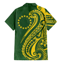 Kia Orana Cook Islands Family Matching Mermaid Dress and Hawaiian Shirt Plumeria Tropical Waves - Polynesian Pride