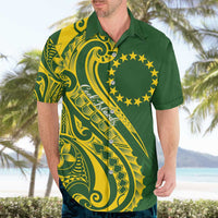 Kia Orana Cook Islands Hawaiian Shirt Plumeria Tropical Waves - Polynesian Pride