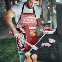Mate Ma'a Tonga Rugby Kupesi Motifs Apron Red Waves LT7 - Polynesian Pride