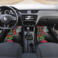 Meri Kirihimete New Zealand Car Mats Tui on Pohutukawa