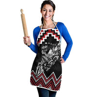 New Zealand Christmas Taniko Poutama Apron Mountainscape Maori Fern - Polynesian Pride