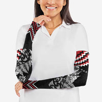 New Zealand Christmas Taniko Poutama Arm Sleeves Mountainscape Maori Fern - Polynesian Pride