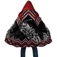 New Zealand Christmas Taniko Poutama Cloak Mountainscape Maori Fern LT7 Unisex Black - Polynesian Pride