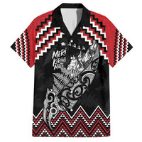 New Zealand Christmas Taniko Poutama Family Matching Summer Maxi Dress and Hawaiian Shirt Mountainscape Maori Fern - Polynesian Pride