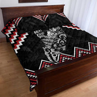 New Zealand Christmas Taniko Poutama Quilt Bed Set Mountainscape Maori Fern - Polynesian Pride