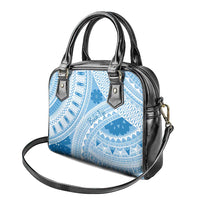 Bula Fiji Classic Masi Tapa Shoulder Handbag Turquoise - Polynesian Pride
