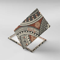 Bula Fiji Classic Masi Tapa Canvas Wall Art Vintage Brown - Polynesian Pride