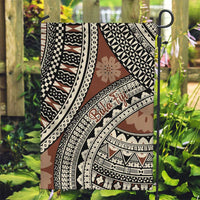 Bula Fiji Classic Masi Tapa Garden Flag Vintage Brown - Polynesian Pride