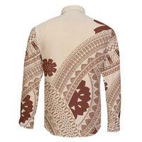Bula Fiji Classic Masi Tapa Family Matching Puletasi and Hawaiian Shirt Vintage Beige - Polynesian Pride