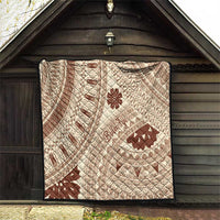 Bula Fiji Classic Masi Tapa Quilt Vintage Beige - Polynesian Pride