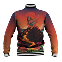 Hawaii Kilauea Volcano Baseball Jacket Pele Goddess