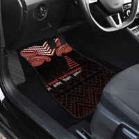 Maori Waitangi Car Mats Kotahitanga Poutama Mix Whakairo LT7 - Polynesian Pride