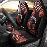 Maori Waitangi Car Seat Cover Kotahitanga Poutama Mix Whakairo LT7 - Polynesian Pride