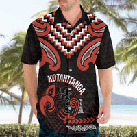 Maori Waitangi Hawaiian Shirt Kotahitanga Poutama Mix Whakairo LT7 - Polynesian Pride