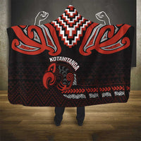 Maori Waitangi Hooded Blanket Kotahitanga Poutama Mix Whakairo LT7 - Polynesian Pride