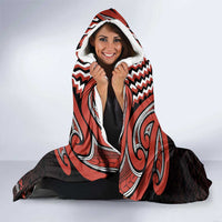 Maori Waitangi Hooded Blanket Kotahitanga Poutama Mix Whakairo LT7 - Polynesian Pride