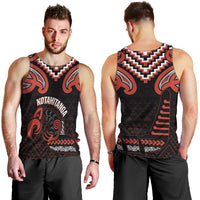 Maori Waitangi Men Tank Top Kotahitanga Poutama Mix Whakairo LT7 - Polynesian Pride