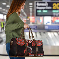Maori Waitangi Travel Bag Kotahitanga Poutama Mix Whakairo LT7 - Polynesian Pride