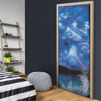 NZ Maori Matariki Scenery Door Cover Galaxy Sky