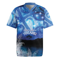 NZ Maori Matariki Scenery Rugby Jersey Galaxy Sky