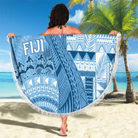 Fiji Rugby Bula Masi Beach Blanket Fish Tail Kaivity Cibi - Turquoise