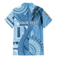 Fiji Rugby Personalised Bula Masi Family Matching Mermaid Dress and Hawaiian Shirt Fish Tail Kaivity Cibi - Turquoise