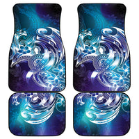 Aloha Hawaii Turtle Car Mats Teal Purple Ribbon - Polynesian Pride