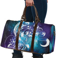 Aloha Hawaii Turtle Travel Bag Teal Purple Ribbon - Polynesian Pride