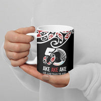 Kia Kaha Te Reo Maori Ceramic Mug 50 Years Mo Ake Tonu Te Reo - Polynesian Pride