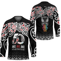 Kia Kaha Te Reo Maori Hockey Jersey 50 Years Mo Ake Tonu Te Reo - Polynesian Pride