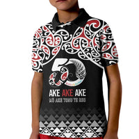 Kia Kaha Te Reo Maori Kid Polo Shirt 50 Years Mo Ake Tonu Te Reo - Polynesian Pride